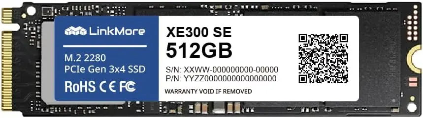 LinkMore XE300 SE 512 GB PCIe 3.0 NVMe M.2 2280 SSD