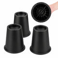 Uping Möbel- und Betthöher, Tisch- und Elefantenfuß Riser, 15,5cm Höhe, Schwarz