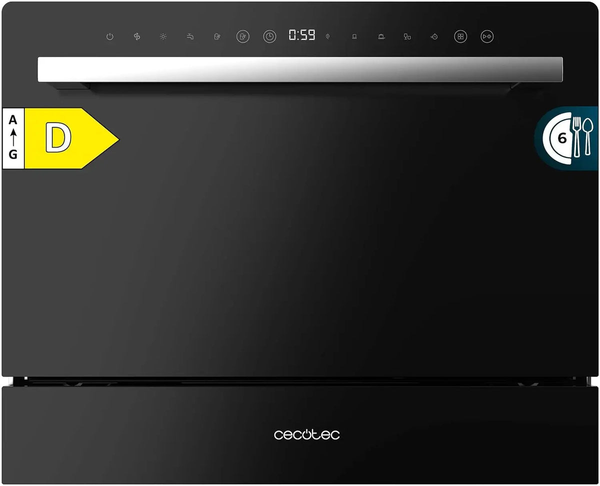 Cecotec Geschirrspüler 1380 W 5 Programme
