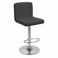 Elegante Barhockerbezüge, 2er Set, Stretch, Pflegeleicht, Dunkelgrau
