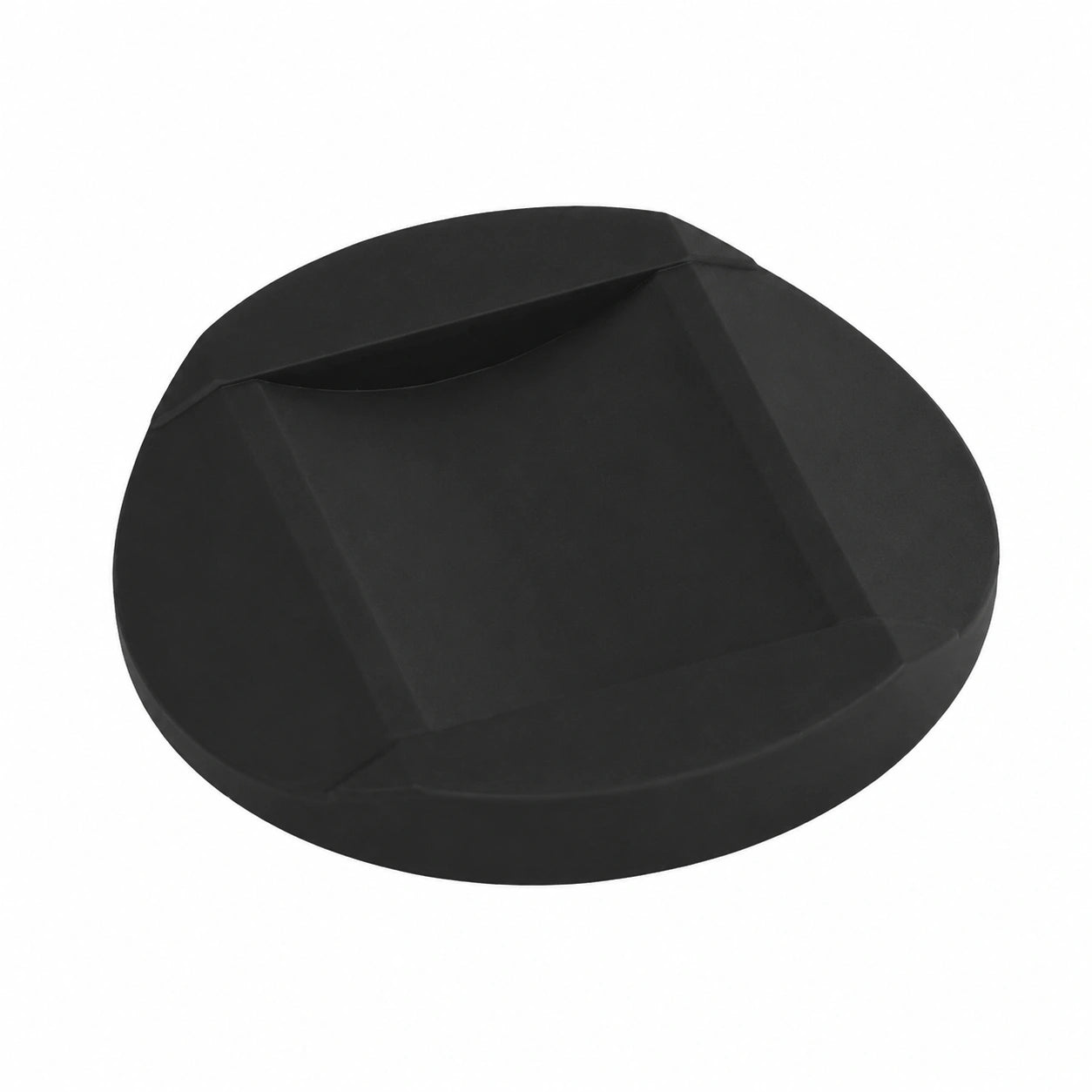 4-teiliges Möbeluntersetzer-Set, Gummi Anti-Rutsch-Pads zum Schutz aller Bodenarten, Schwarz