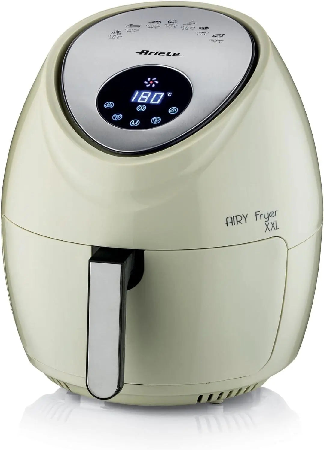 Ariete Heißluftfritteuse 1800 W 7 l 7 Garstufen mit Display und Timer Beige