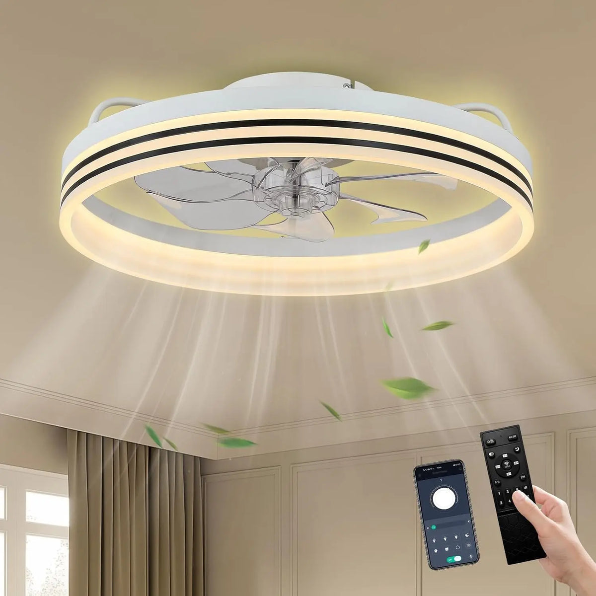 LED Ventilator mit LED-Beleuchtung