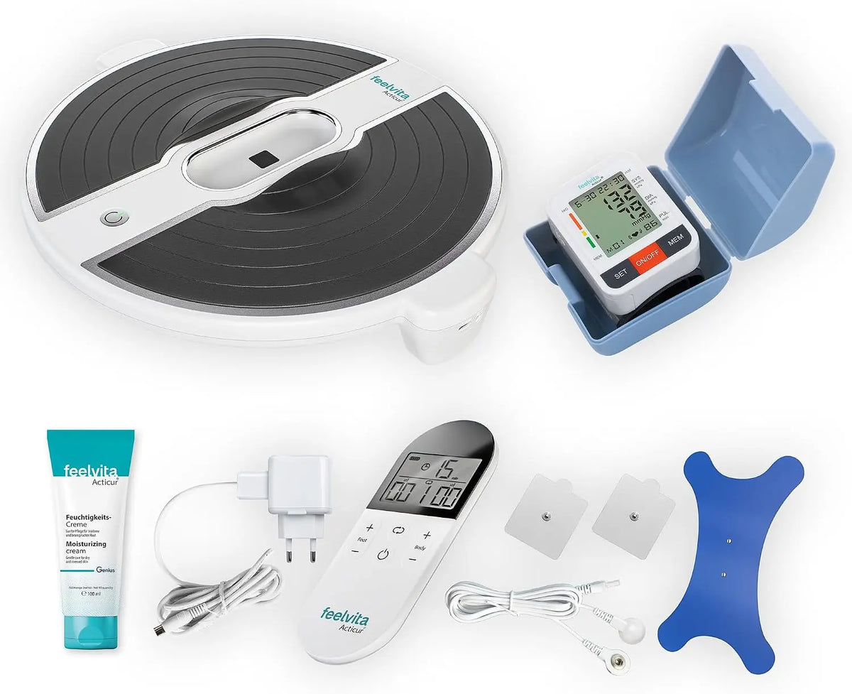 Genius Feelvita Acticur Vital-Set 13-tlg. EMS TENS Weiß