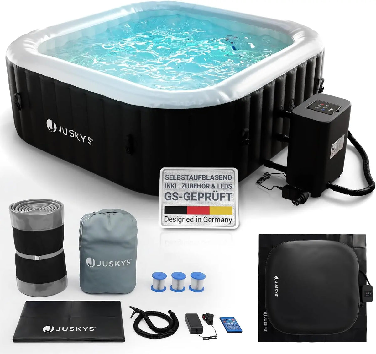 JUSKYS Whirlpool SpaLuxe – Aufblasbar