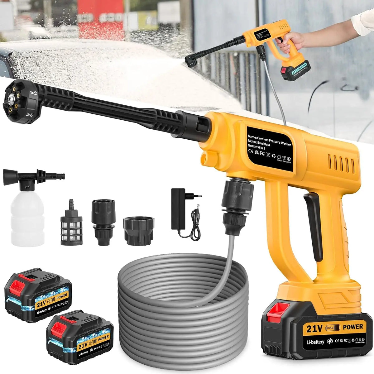 Hochdruckreiniger 1700PSI 0 Ah