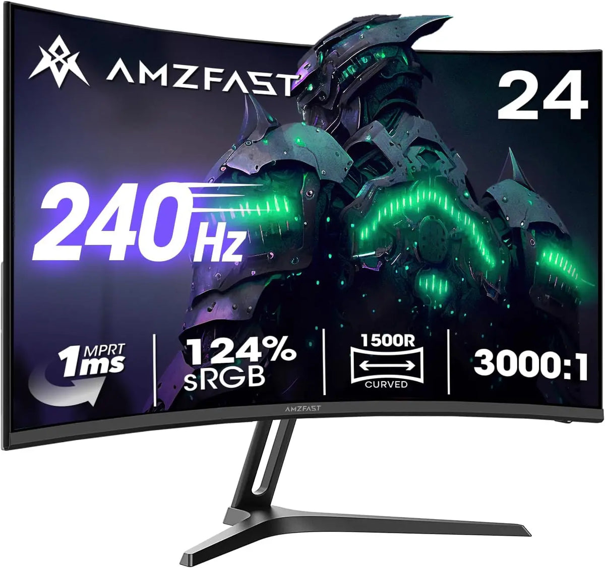 Amzfast Monitor AMZG24C1 24 Zoll