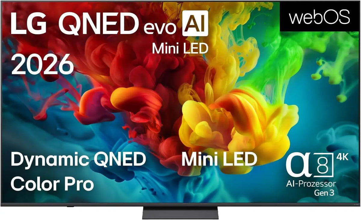 LG Fernseher 85QNED83B6A 85 Zoll 215 cm mit LED-Beleuchtung