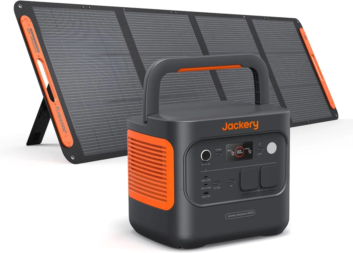 Jackery Powerstation E2000 200 W mit Solarfunktion