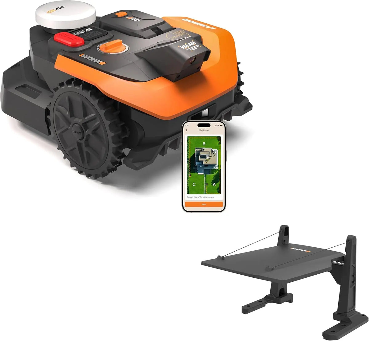 Worx Rasenmäher WR305E mit App-Steuerung
