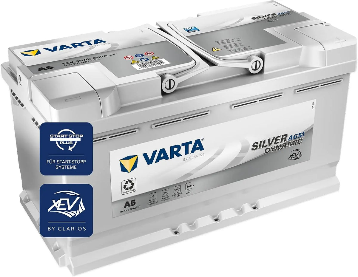 Silver Silber Dynamic AGM xEV 95Ah 850A 353x175x190mm