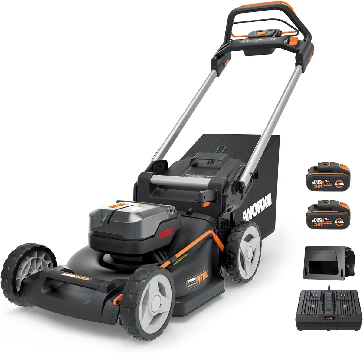 WORX Rasenmäher WG749E 40 V 46 cm