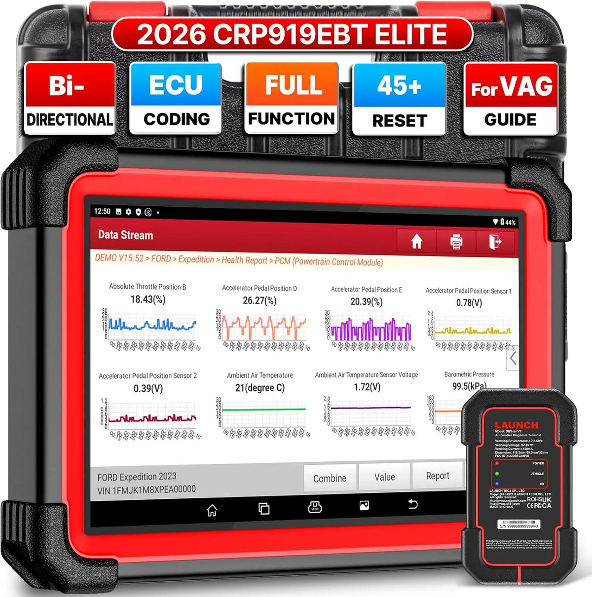 LAUNCH X431 CRP919E BT obd2 diagnosegerät für alle Fahrzeuge
