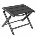 Nexos Aluminium Klapphocker mit Olefin-Bezug in Schwarz und Anthrazit